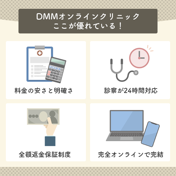 他のAGAクリニックと比較した際の優位性