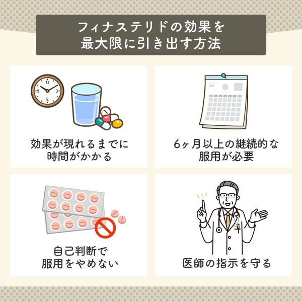 フィナステリドの効果を最大限に引き出す方法