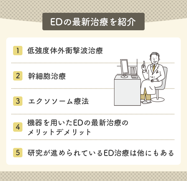 EDの最新治療